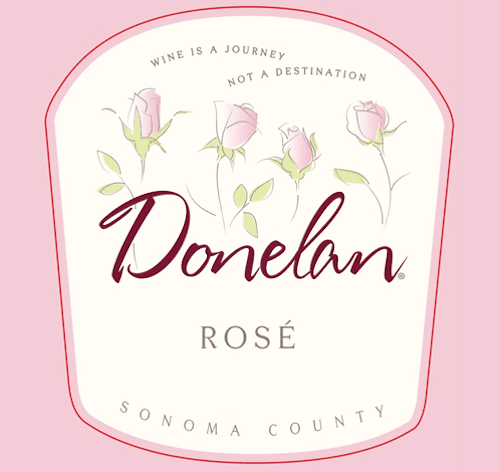 rose wine label