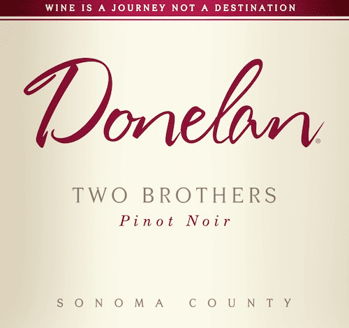 two brothers pinot noir label